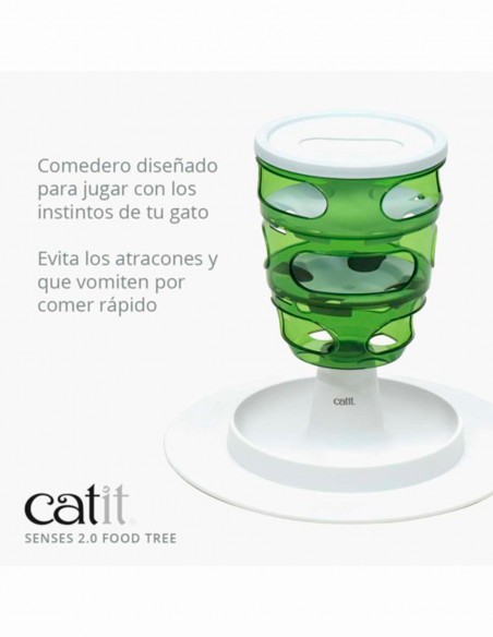 Catit Comedero Laberinto Interactivo Antivoracidad - Para Gatos