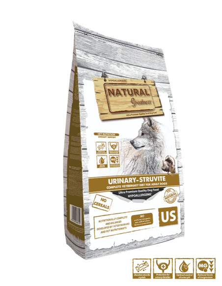 NATURAL GREATNESS Diet Vet Control Urinary Struvite 2Kg - Pienso para Perros