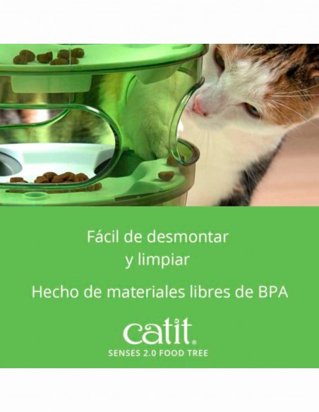 Catit Comedero Laberinto Interactivo Antivoracidad - Para Gatos