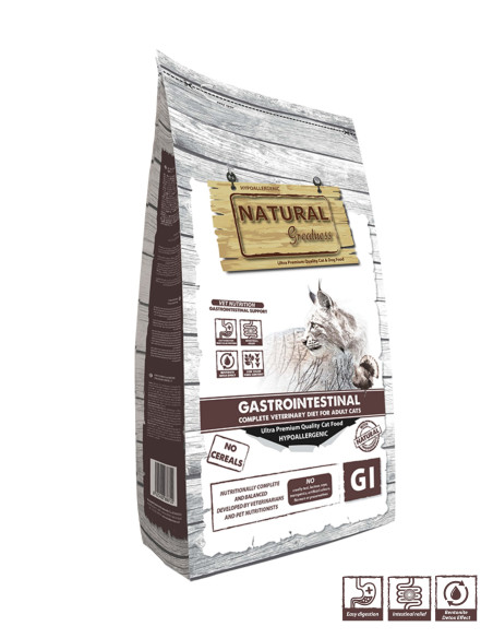 NATURAL GREATNESS Diet Vet Gastrointestinal 1,5Kg - Pienso para Gatos