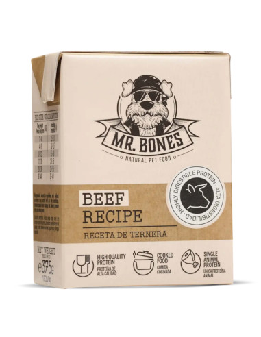 MR. BONES Mono Cocinada Ternera, Boniato y...