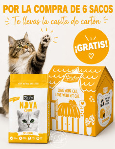 Kit Cat NovaClump Arena ECO - Original 7L (Sin aroma... 2