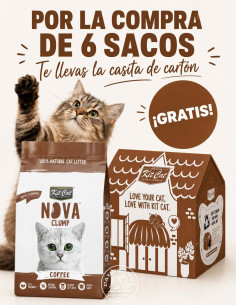 Kit Cat NovaClump Arena ECO - Café 7L 2