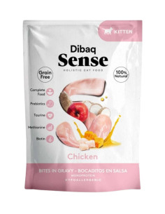 SENSE Bocaditos en Salsa Pollo 100g - Comida Húmeda para...