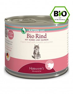 HERRMANN'S Ternera y Calabaza 200g - Comida húmeda BIO... 2