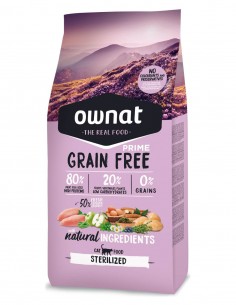 OWNAT Grain Free Pollo y Pavo 3kg - Pienso para...