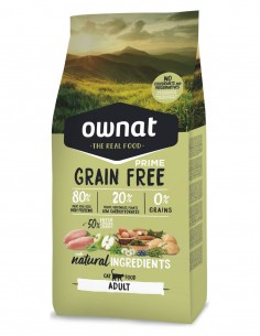 OWNAT Grain Free Pollo & Pavo 3kg - Pienso para Gatos