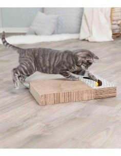 TRIXIE Rascador de Cartón con Juguetes 38 x 30cm - Para... 2