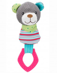 TRIXIE Peluche Oso Junior con Anilla 28cm - Para Cachorros