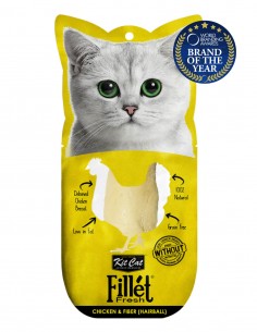 KIT CAT Filete Pollo y Fibra 30g - Control Bolas de Pelo