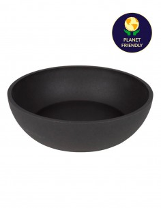 District 70 Comedero de Bambú Natural Negro S - Para Perros