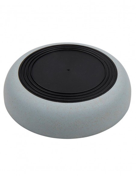 District 70 Comedero de Bambú Natural Ice Blue M - Para Perros