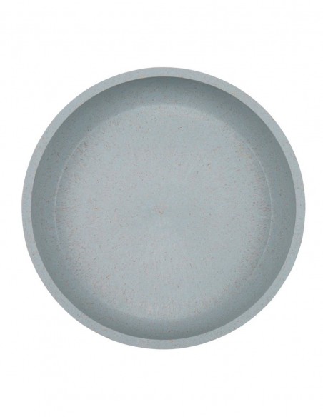 District 70 Comedero de Bambú Natural Ice Blue M - Para Perros