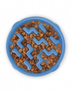 Slow Feed Comedero antivoracidad Azul 475ml