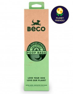 Beco Pack 96 Bolsas Compostables Vegetales para la recogida de heces