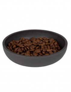 District 70 Comedero de Bambú Natural Negro - Para Gatos 2