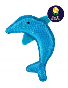 Beco Delfín de Plastico Reciclado con Catnip - Juguete...