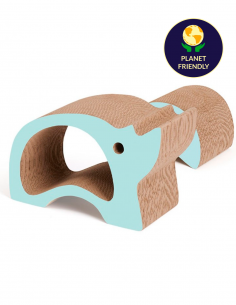 Catit ZOO Rascador RINO de Cartón Reciclado 2 en 1 - Para...