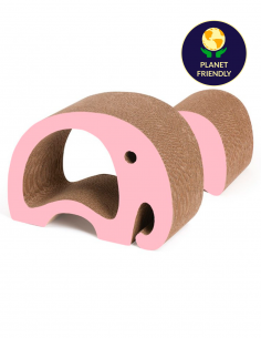 Catit ZOO Rascador ELEFANTE de Cartón Reciclado 2 en 1 -...