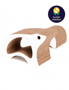 Catit ZOO Rascador OSO POLAR de Cartón Reciclado 2 en 1 -...