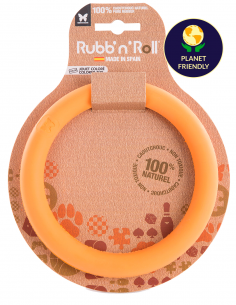 Rubb'n'roll Anillo de Caucho Natural Flexible Naranja -...
