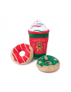 FuzzYard Xmas Toy - Gingerccino and Donuts 2PK