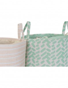 Cesta con Cierre ajustable Naranja 35x38cm - Organización 2