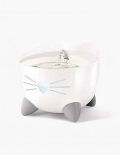 Catit Fuente PIXI elegante Acero Inox Blanco - Para Gatos