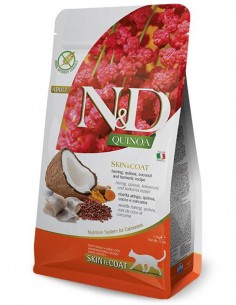 FARMINA ND Quinoa Skin Coat - Arenque y Coco 1,5kg -...