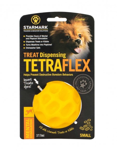 STARMARK Tetraflex Pelota para Relllenar con Premios - Para Perros