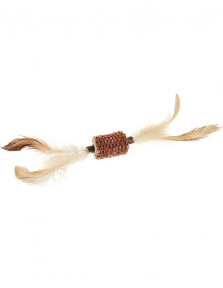 Rollo De Maíz Y Plumas Para Gatos