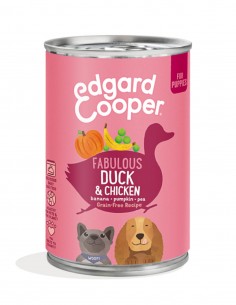 EDGARD COOPER Pato y Pollo con Plátano y Mango 400g -...