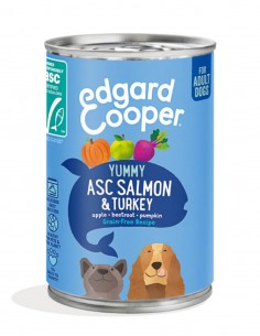 EDGARD COOPER Salmón y Pavo con Manzana y Remolacha 400g...