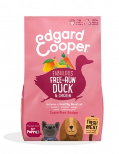 EDGARD COOPER Pollo y Pato con Plátano, Mango y Guisantes...