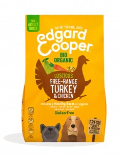 EDGARD COOPER BIO Pavo y Pollo con Zanahoria y Pera 7 Kg...