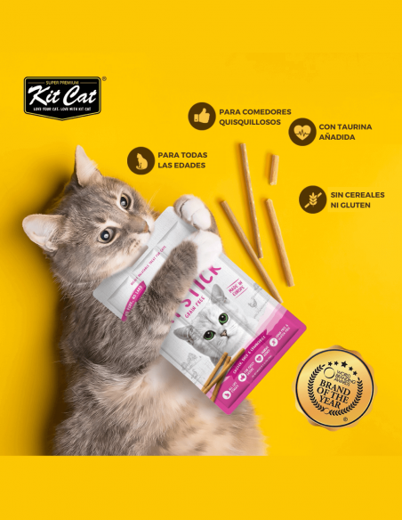 KIT CAT Cat Stick 15g - Salmón con Marisco