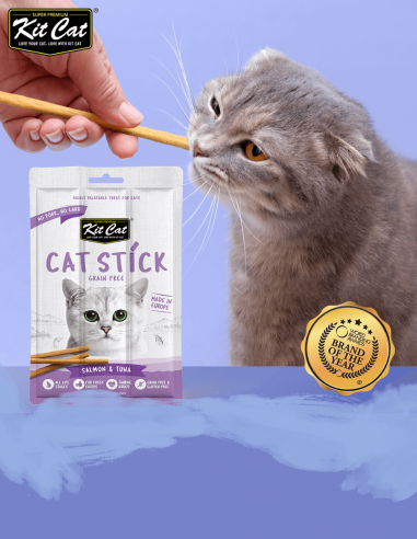 KIT CAT Cat Stick 15g - Salmón con Marisco