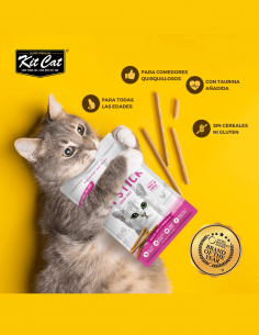 KIT CAT Cat Stick 15g - Pollo, Salmón y Calabaza 2