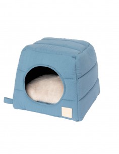 FuzzYard LIFE Cama Cueva de algodón - French Blue