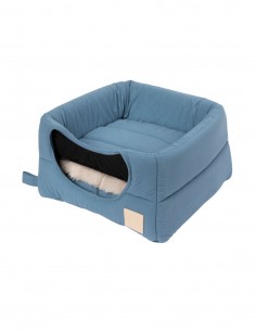 FuzzYard LIFE Cama Cueva de algodón - French Blue 2
