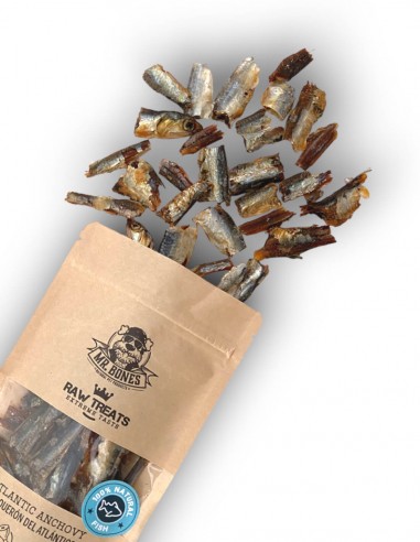 MR. BONES Boquerón troceado 45g - Snack Natural...
