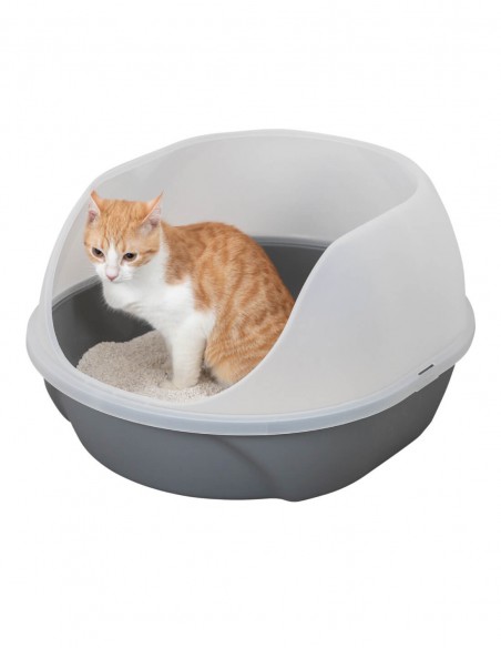 Bandeja Higiénica Simao con Borde Gris - Para Gatos