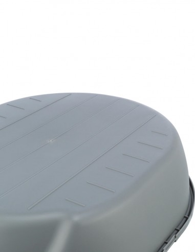 Bandeja Higiénica Simao con Borde Gris - Para...