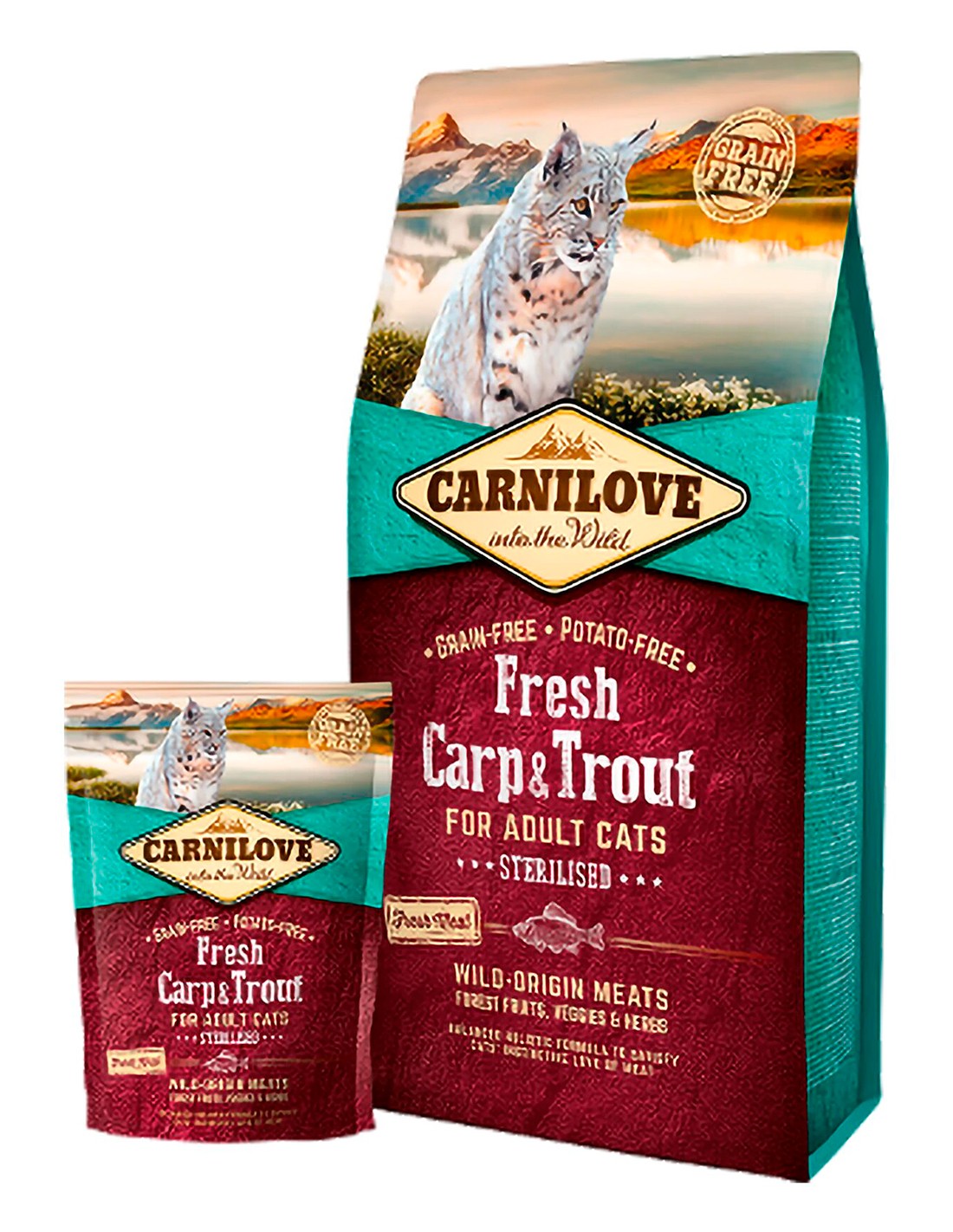 Carnilove Fresh Carpa y Trucha Gato Esterilizado Adult 2kg