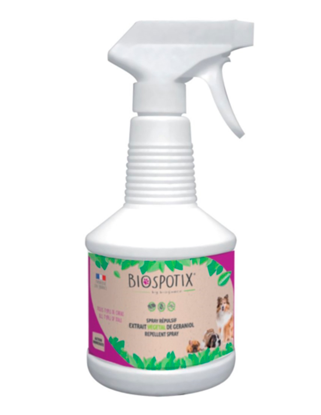 Biospotix Spray Antiparasitario Natural para Perros 500 ml