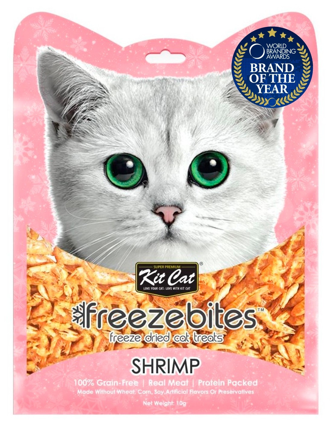 KIT CAT FreezeBites - Camarones Naturales Liofilizados 10g
