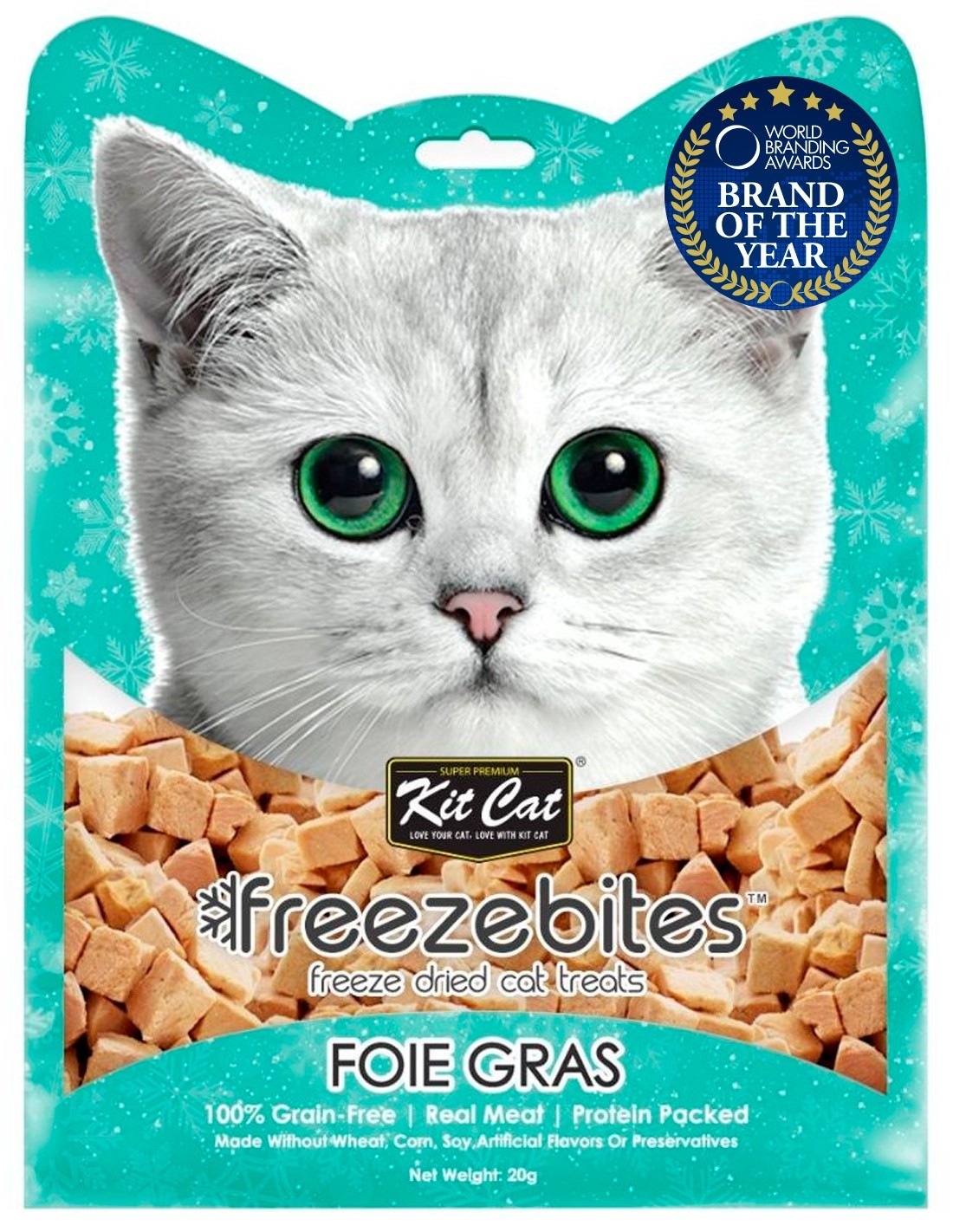 KIT CAT FreezeBites - Hígado de Pato Natural Liofilizado 20g